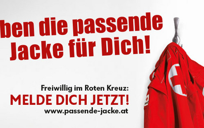 Plakat aus der Jackenkampagne