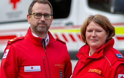 Peter Völkl mit Nachfolgerin Sandra Böhmer