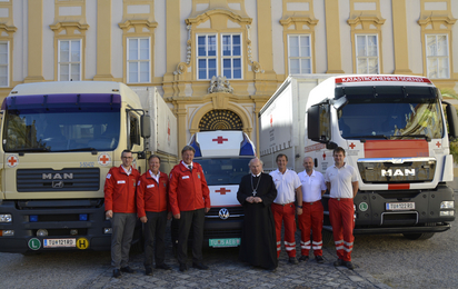 Stift Melk und Rotes Kreuz NÖ:  Hilfslieferung für rumänische Kinder gestartet