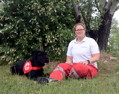 Suchhund, RK, Rotes Kreuz, RK Schwechat, Suchhunde Niederösterreich, Flächensuche