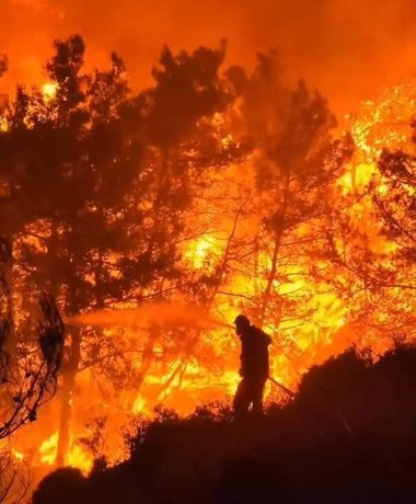 Waldbrand in Griechenland Juli 2023