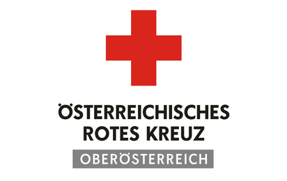 Das Logo des Roten Kreuzes Landesverband Niederösterreich Slogan Aus Liebe zum Menschen unten