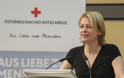 Anja Oberkofler, Vizepräsidentin des Roten Kreuzes