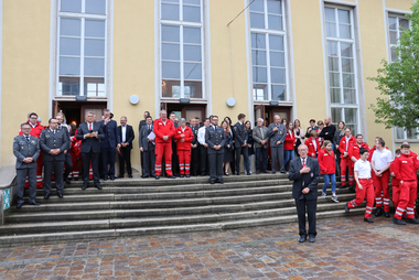 Rotes Kreuz Voitsberg-Köflach Jahreshauptversammlung Gruppenfoto