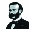 Henry Dunant (1828-1910) der Gründer des Roten Kreuzes. Portrait