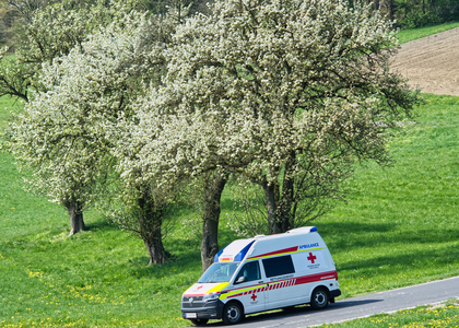 Krankentransportwagen Amstetten ©RKNÖ/K.Kriener