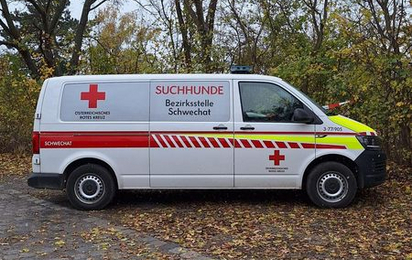 Suchhunde Schwechat, Rotes Kreuz, Niederösterreich, RK Suchhund