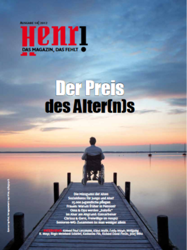 Cover Henri. Das Magazin, das fehlt: Ausgabe 14/2012 – Der Preis des Alter(n)s