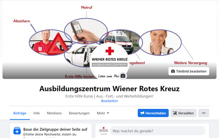 Social Media Ausbildungszentrum Wiener Rotes Kreuz