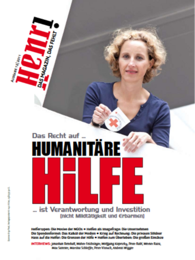 Cover Henri. Das Magazin, das fehlt: Ausgabe 12/2011 – Humanitäre Hilfe