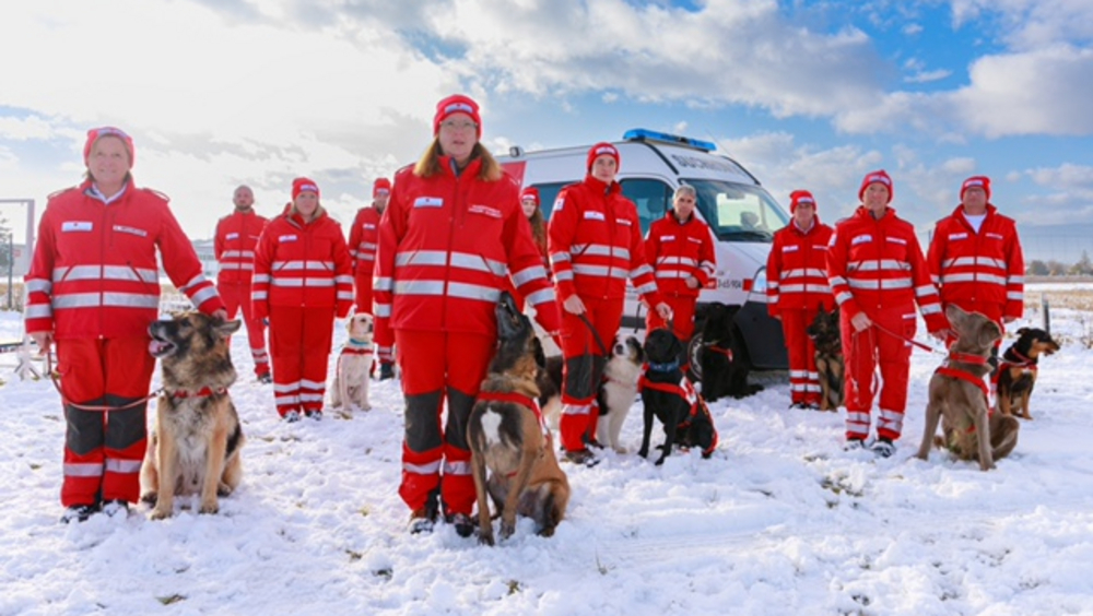 Gruppenfoto Suchhunde Neunkirchen 