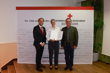 Gruppenbild mit BGL, Silke Pachinger, Bezirksstellenleiter