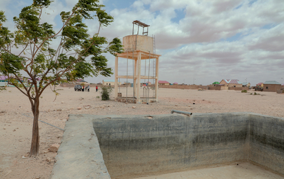 Leerer Brunnen in Somalia