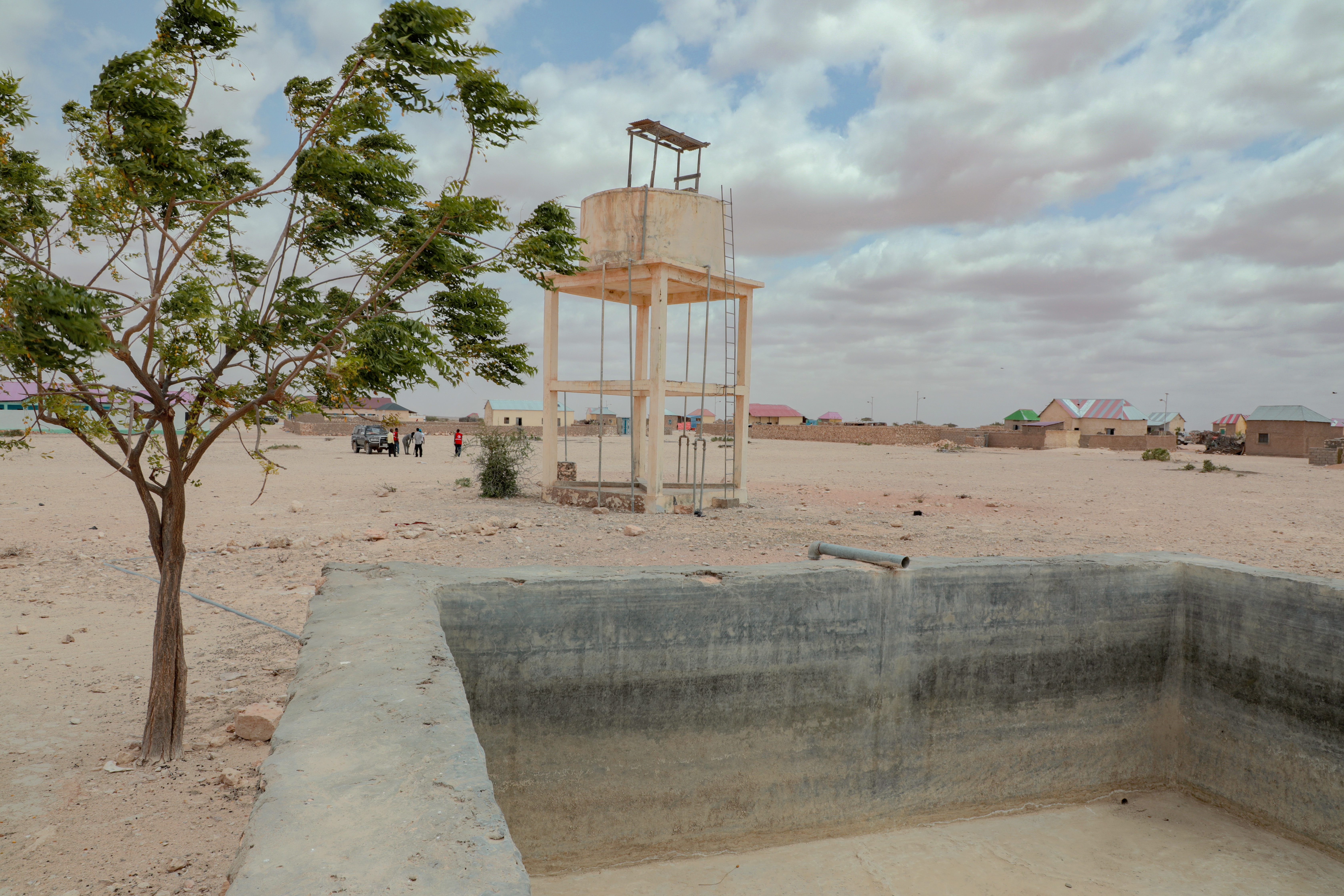 Leerer Brunnen in Somalia