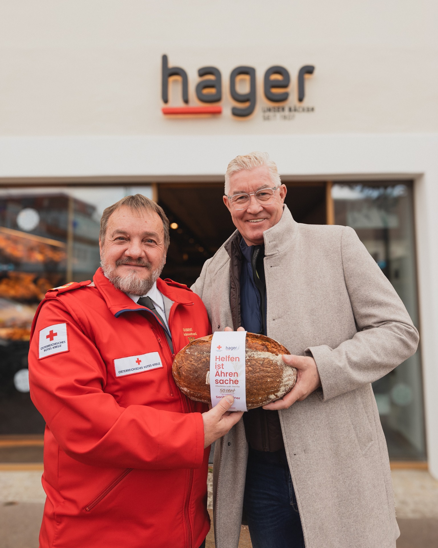 Bäckerei Hager verkauft Brot zugunsten der Kinderburg Rappottenstein