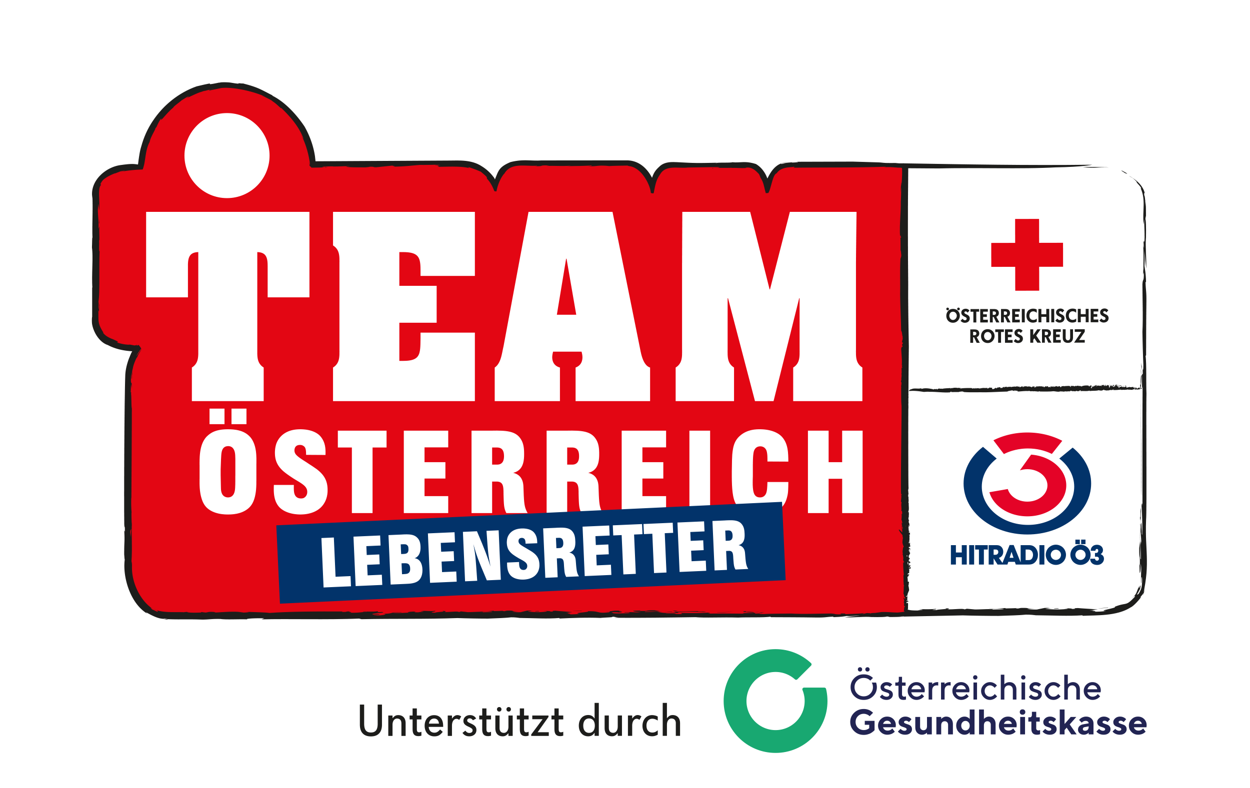 Team Österreich Lebensretter: Hitradio Ö3 in Kooperation mit dem Roten Kreuz unterstützt durch die ÖGK